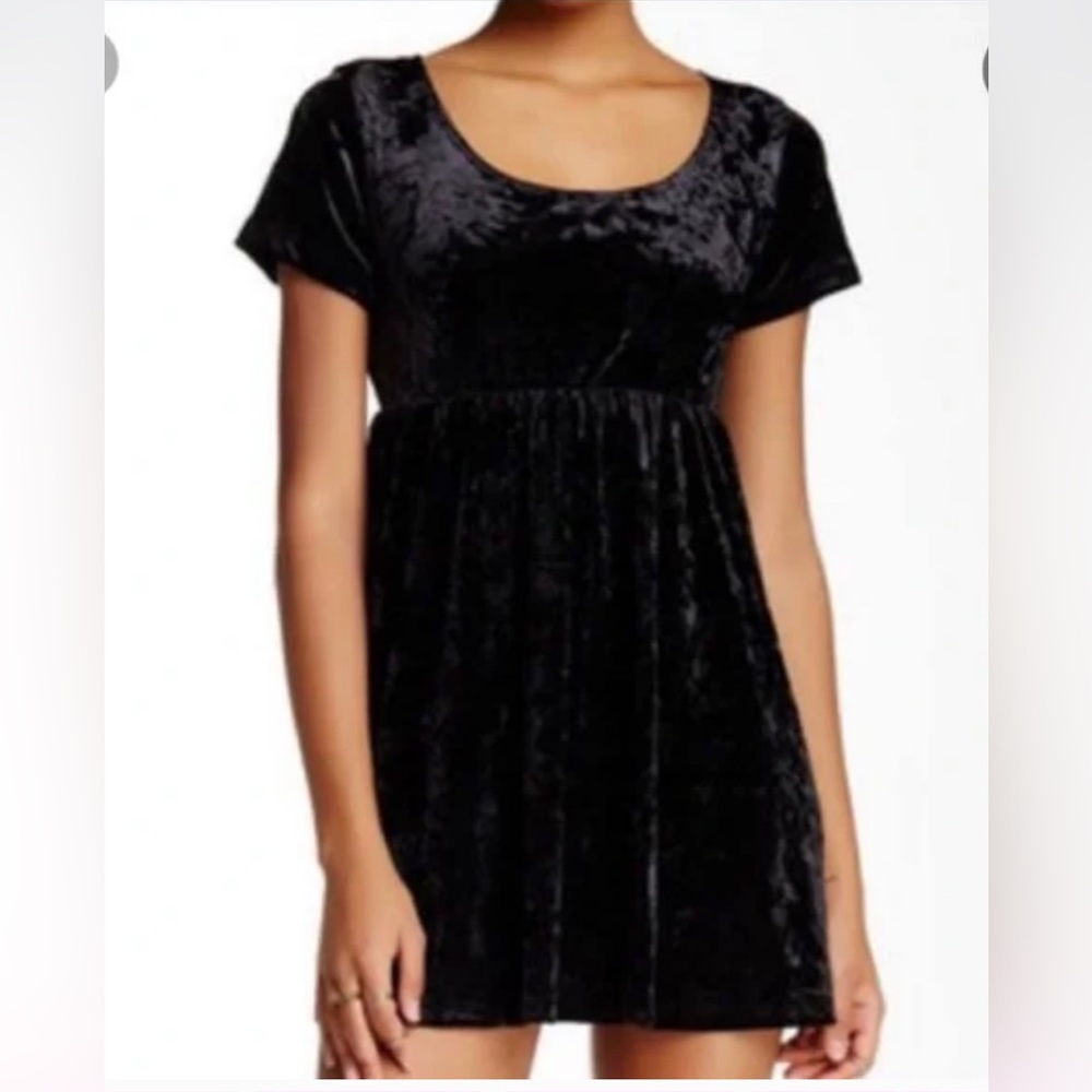American Apparel Velvet Babydoll Dress